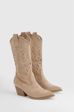 NEW LET'S SEE STYLE women's western tall boots in sand